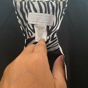 Dress suit, cami, skirt (below the knee) and jacket